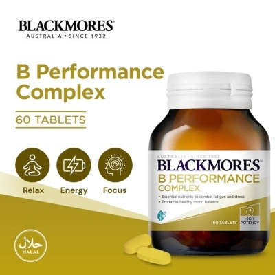 BLACKMORES Blackmores B Performance Complex Tablets 60s