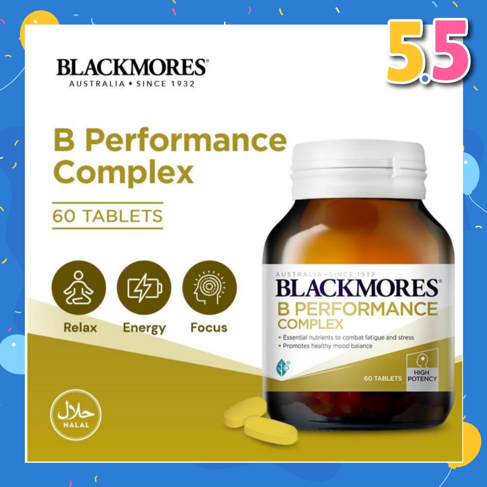 Blackmores B Performance Complex Tablets 60s<BR>
