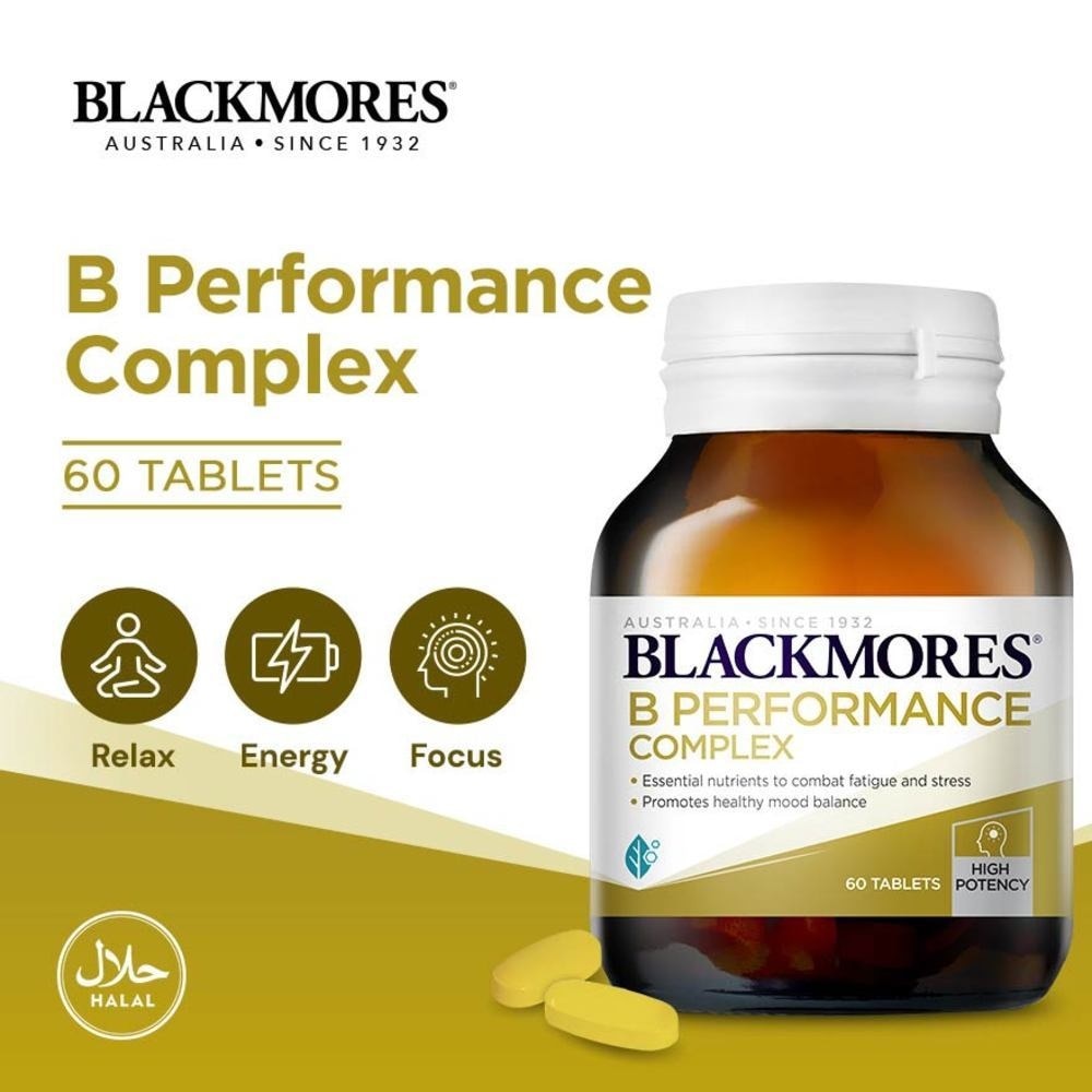 Blackmores B Performance Complex Tablets 60s<BR>