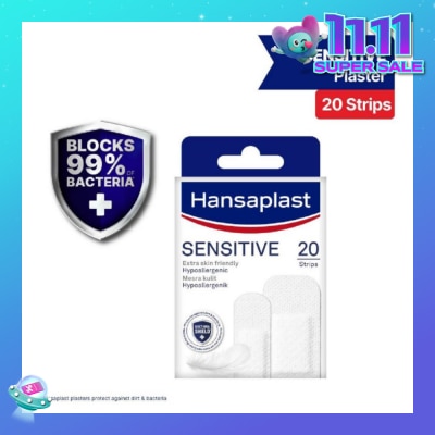 HANSAPLAST Sensitive Strips Plaster 20 Pieces
