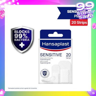 HANSAPLAST Sensitive Strips Plaster 20 Pieces
