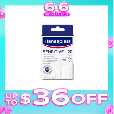 HANSAPLAST - Sensitive Strips Plaster 20 Pieces