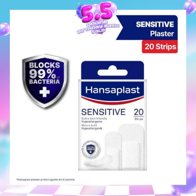 HANSAPLAST - Sensitive Strips Plaster 20 Pieces