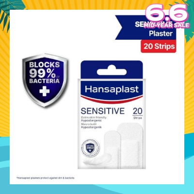 HANSAPLAST Sensitive Strips Plaster 20 Pieces