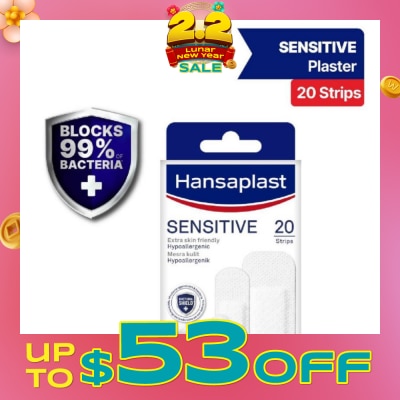 HANSAPLAST Sensitive Strips Plaster 20 Pieces