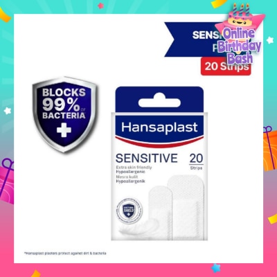 HANSAPLAST Sensitive Strips Plaster 20 Pieces