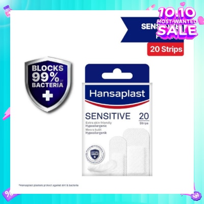 HANSAPLAST Sensitive Strips Plaster 20 Pieces