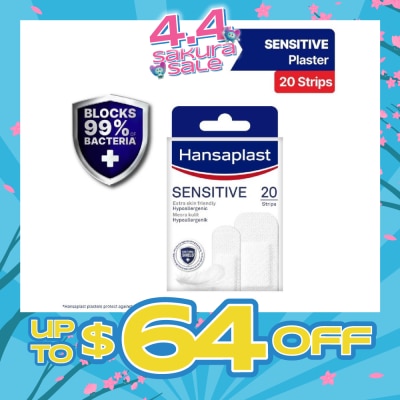 HANSAPLAST - Sensitive Strips Plaster 20 Pieces