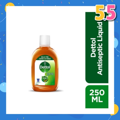 DETTOL Antibacterial Disinfectant Multi-Use Antiseptic Liquid 250ml