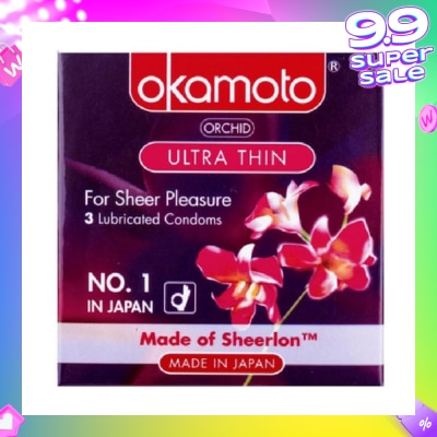 OKAMOTO® Orchid Ultra Thin Condom 3s
