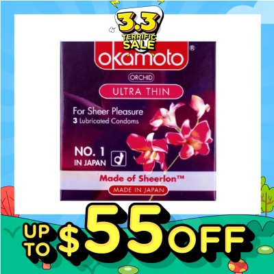 OKAMOTO® Orchid Ultra Thin Condom 3s