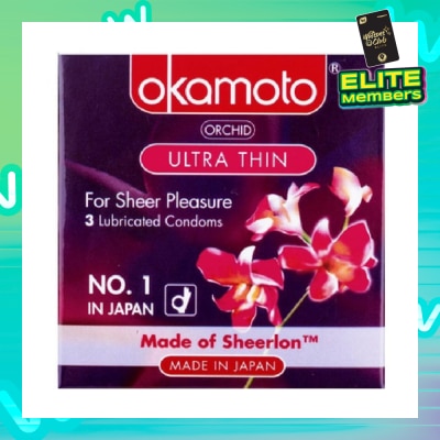 OKAMOTO® Orchid Ultra Thin Condom 3s