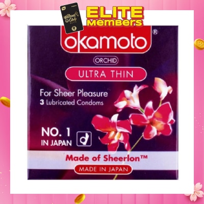 OKAMOTO® Orchid Ultra Thin Condom 3s