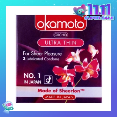 OKAMOTO® Orchid Ultra Thin Condom 3s