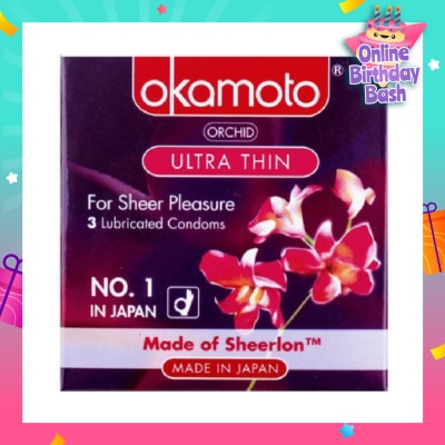 OKAMOTO® Orchid Ultra Thin Condom 3s