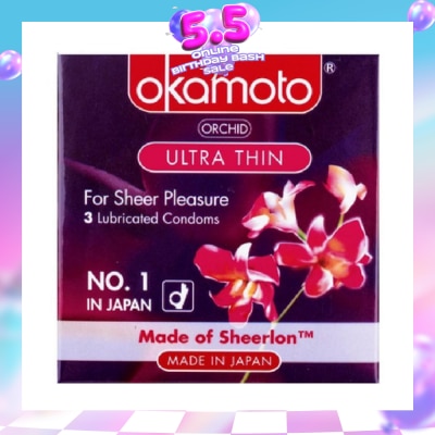 OKAMOTO® - Orchid Ultra Thin Condom 3s