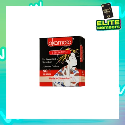 OKAMOTO® Sensation Condoms 3s