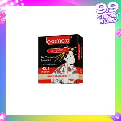 OKAMOTO® Sensation Condoms 3s