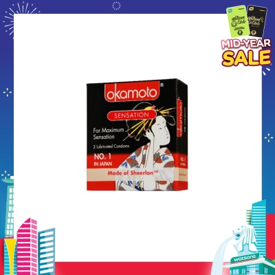OKAMOTO® Sensation Condoms 3s