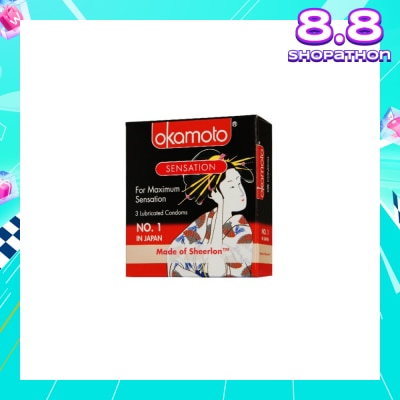 OKAMOTO® Sensation Condoms 3s