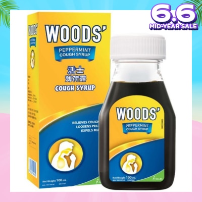 WOODS Peppermint Cough Syrup 100ml