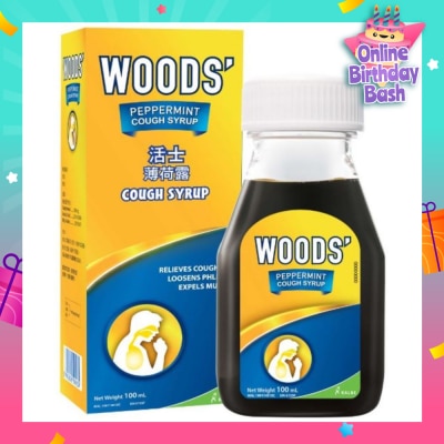 WOODS Peppermint Cough Syrup 100ml