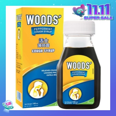 WOODS Peppermint Cough Syrup 100ml