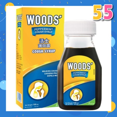 WOODS Peppermint Cough Syrup 100ml