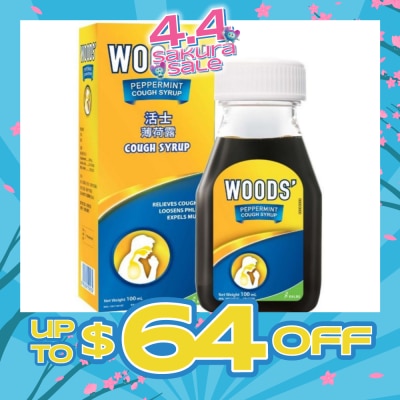 WOODS - Peppermint Cough Syrup 100ml