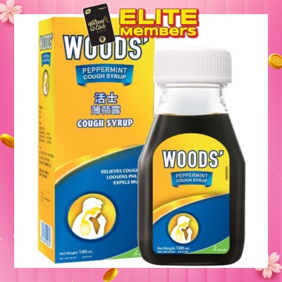 WOODS Peppermint Cough Syrup 100ml