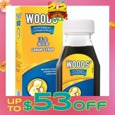 WOODS Peppermint Cough Syrup 100ml