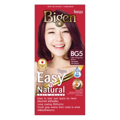 BIGEN - Easy N' Natural Hair Colour #BG5 Light Burgundy Brown 162.35g