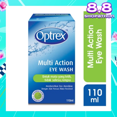 OPTREX Multi Action Eye Wash (Cools & Refreshes Tired & Sore Eyes) 110ml