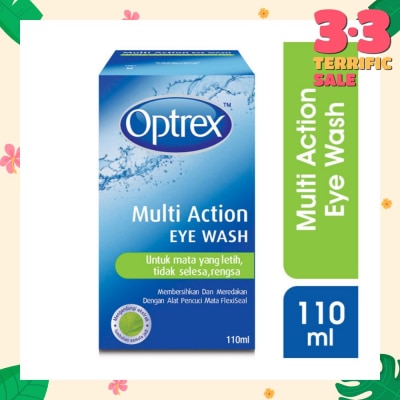 OPTREX Multi Action Eye Wash (Cools & Refreshes Tired & Sore Eyes) 110ml