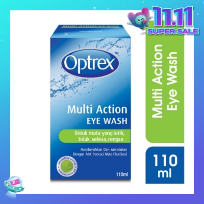 OPTREX Multi Action Eye Wash (Cools & Refreshes Tired & Sore Eyes) 110ml