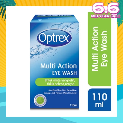 OPTREX Multi Action Eye Wash (Cools & Refreshes Tired & Sore Eyes) 110ml