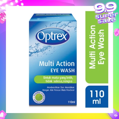 OPTREX Multi Action Eye Wash (Cools & Refreshes Tired & Sore Eyes) 110ml