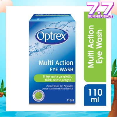 OPTREX Multi Action Eye Wash (Cools & Refreshes Tired & Sore Eyes) 110ml