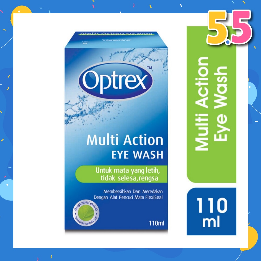 Multi Action Eye Wash (Cools & Refreshes Tired & Sore Eyes) 110ml