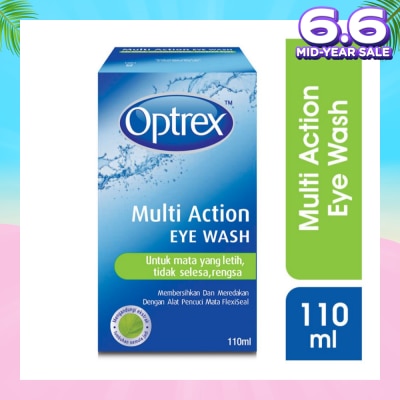 OPTREX Multi Action Eye Wash (Cools & Refreshes Tired & Sore Eyes) 110ml