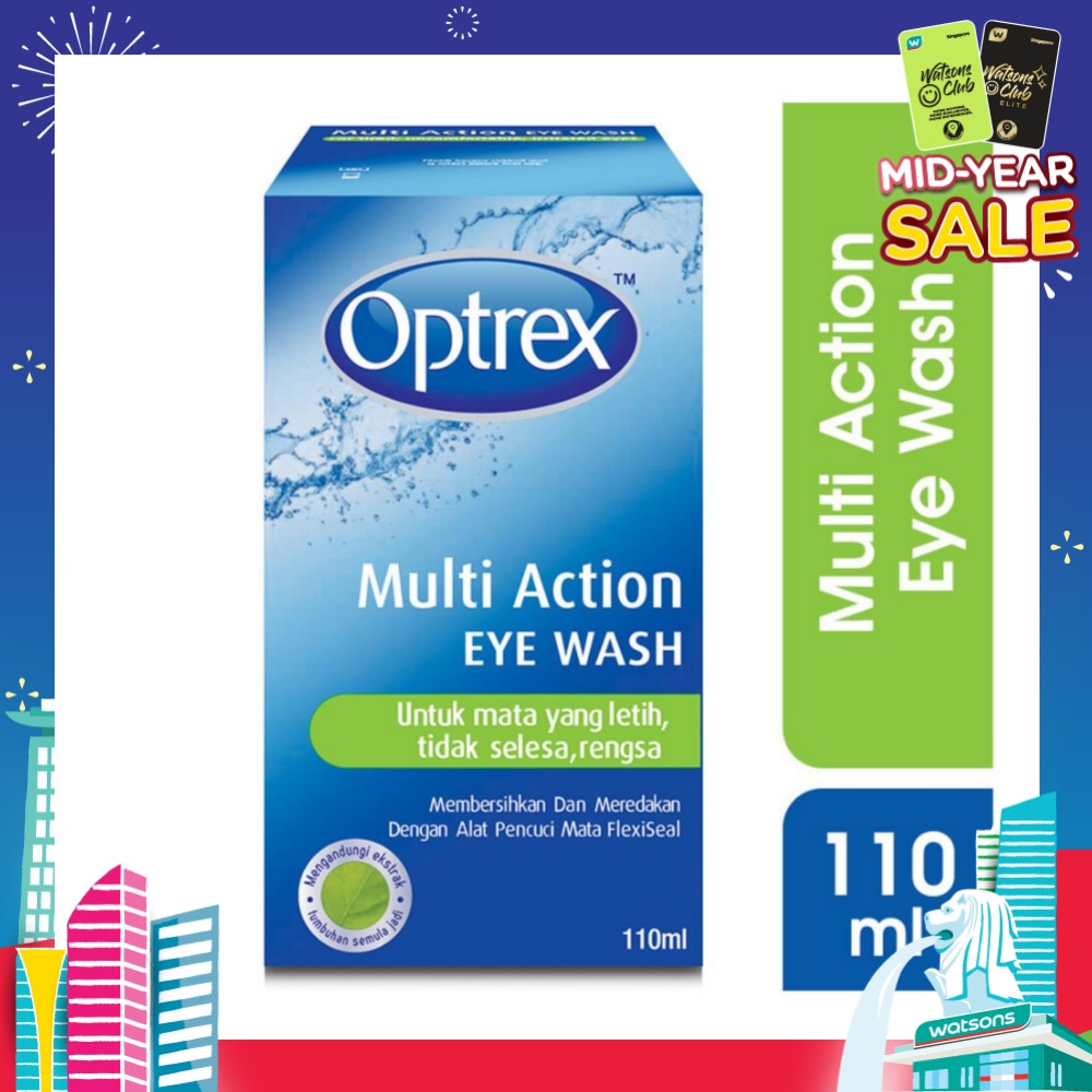 Multi Action Eye Wash (Cools & Refreshes Tired & Sore Eyes) 110ml
