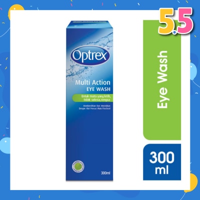 OPTREX Multi Action Eye Wash (Cools & Refreshes Tired & Sore Eyes) 300ml