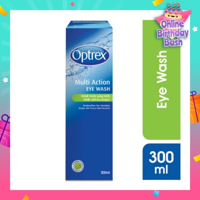 OPTREX Multi Action Eye Wash (Cools & Refreshes Tired & Sore Eyes) 300ml