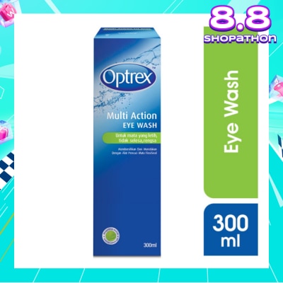 OPTREX Multi Action Eye Wash (Cools & Refreshes Tired & Sore Eyes) 300ml