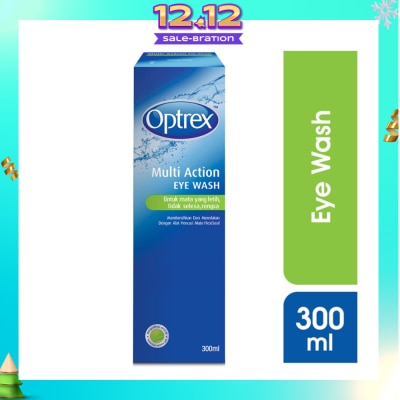 OPTREX Multi Action Eye Wash (Cools & Refreshes Tired & Sore Eyes) 300ml