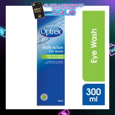 OPTREX Multi Action Eye Wash (Cools & Refreshes Tired & Sore Eyes) 300ml