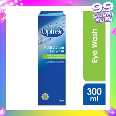 OPTREX Multi Action Eye Wash (Cools & Refreshes Tired & Sore Eyes) 300ml