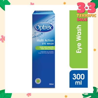 OPTREX Multi Action Eye Wash (Cools & Refreshes Tired & Sore Eyes) 300ml