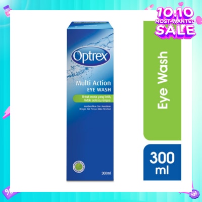 OPTREX Multi Action Eye Wash (Cools & Refreshes Tired & Sore Eyes) 300ml