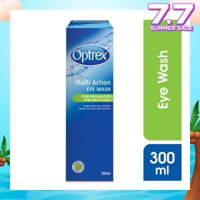 OPTREX Multi Action Eye Wash (Cools & Refreshes Tired & Sore Eyes) 300ml